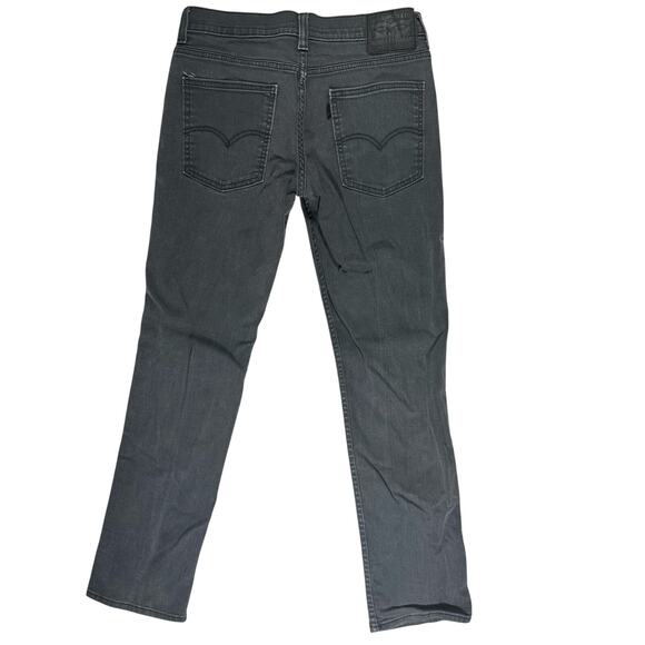 Levi’s 511 Slim Fit Jeans Men’s 32x32 Charcoal Black Denim Stretch - Picture 4 of 8